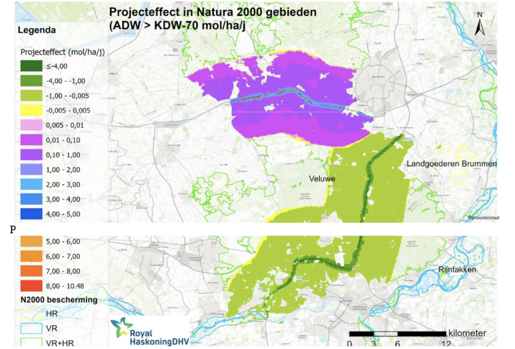 Stikstofdepositie Ring Utrecht Natura2000 Veluwe