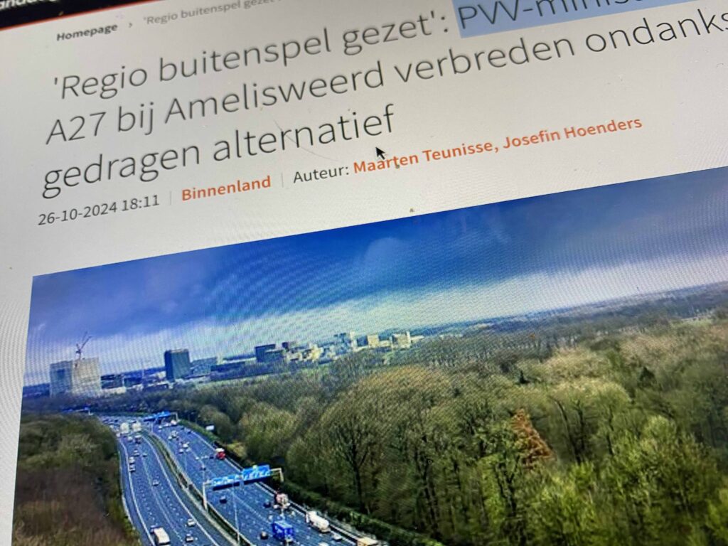 Een Vandaag item Amelisweerd oktober 2024