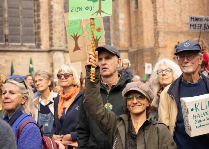 Amelisweerd demo 27 september 2025. Foto: Liesbeth Paardekooper.