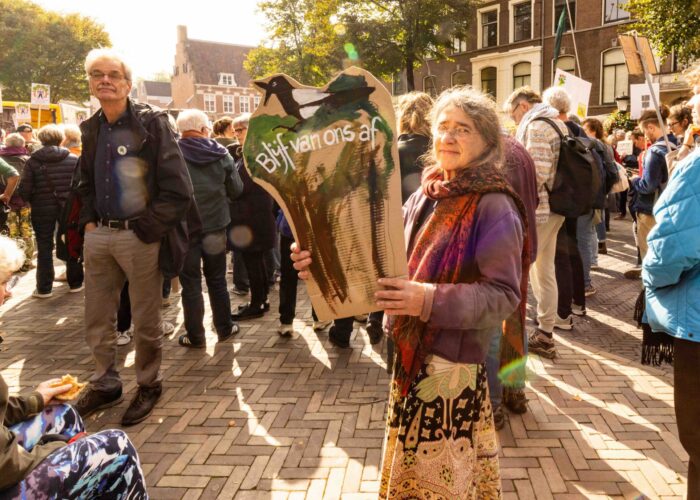 Amelisweerd demo 27 september 2025. Foto: Liesbeth Paardekooper.
