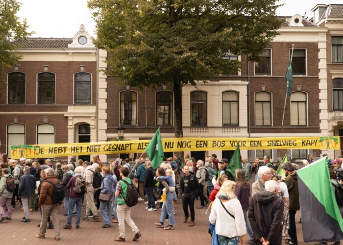 Amelisweerd demo 27 september 2025. Foto: Liesbeth Paardekooper.