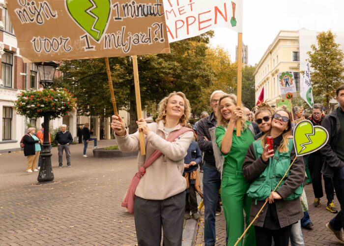 Amelisweerd demo 27 september 2025. Foto: Liesbeth Paardekooper.
