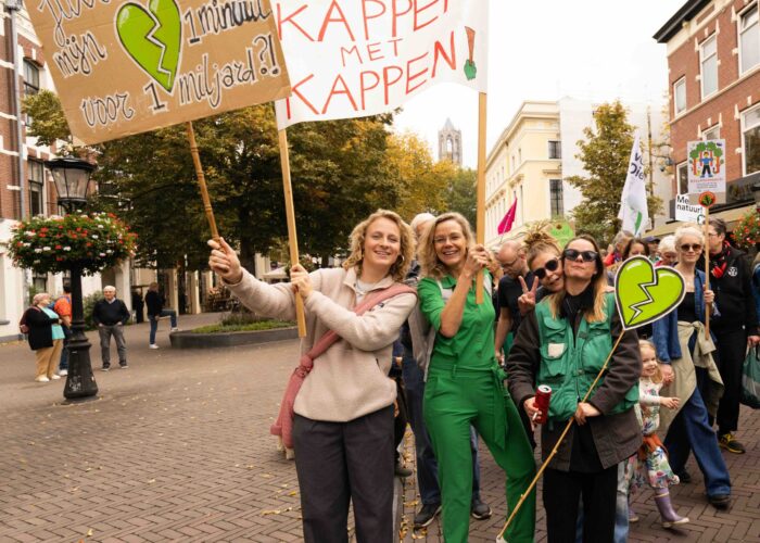 Amelisweerd demo 27 september 2025. Foto: Liesbeth Paardekooper.