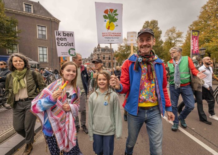 Amelisweerd demo 27 september 2025. Foto: Liesbeth Paardekooper.