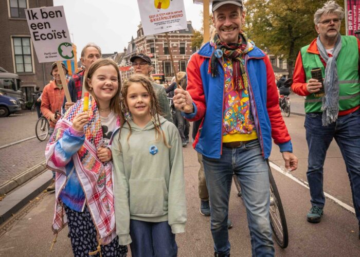 Amelisweerd demo 27 september 2025. Foto: Liesbeth Paardekooper.
