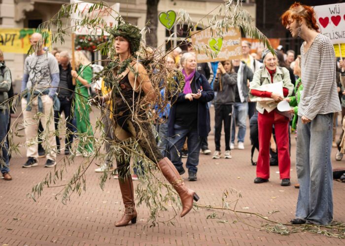 Amelisweerd demo 27 september 2025. Foto: Liesbeth Paardekooper.