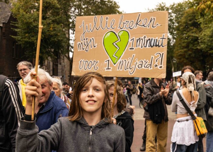 Amelisweerd demo 27 september 2025. Foto: Liesbeth Paardekooper.