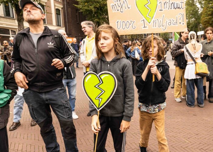 Amelisweerd demo 27 september 2025. Foto: Liesbeth Paardekooper.