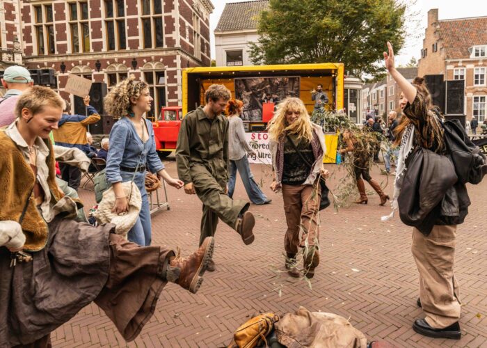 Amelisweerd demo 27 september 2025. Foto: Liesbeth Paardekooper.