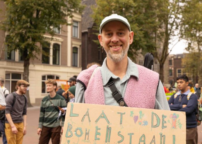 Amelisweerd demo 27 september 2025. Foto: Liesbeth Paardekooper.